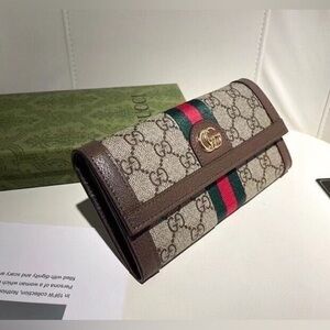 Gucci Ophidia GG Continental Wallet